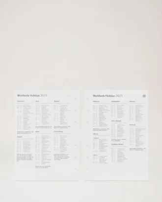 2025 Agenda-Tagebucheinlage Weißes Papier Herren 2025 Agenda-Tagebucheinlage Weißes Papier Herren