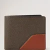8-Karten-Brieftasche Mole & Cognac Bioveg Scotchgrain & Flat Calf