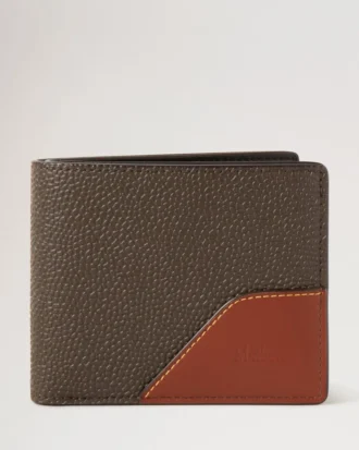 8-Karten-Brieftasche Mole & Cognac Bioveg Scotchgrain & Flat Calf