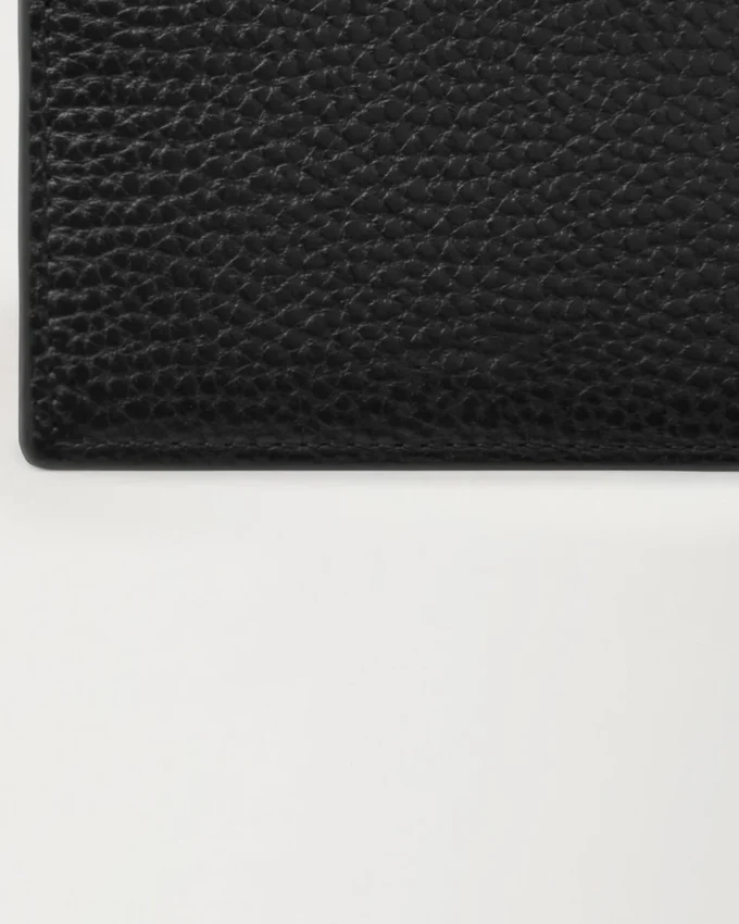 8-Karten-Brieftasche Schwarz Kleine klassische Narbung Herren 8-Karten-Brieftasche Schwarz Kleine klassische Narbung Herren