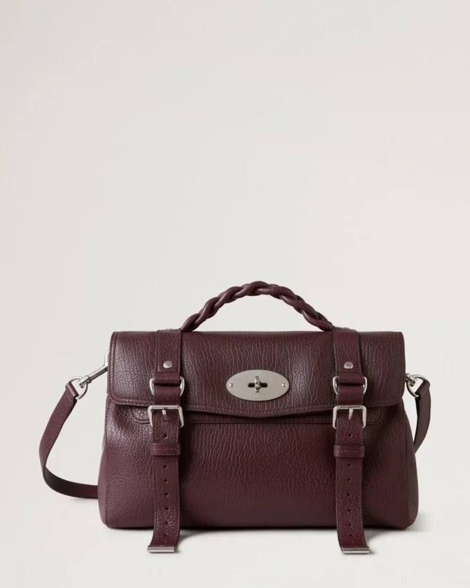 Alexa Black Cherry Natural Grain Damen