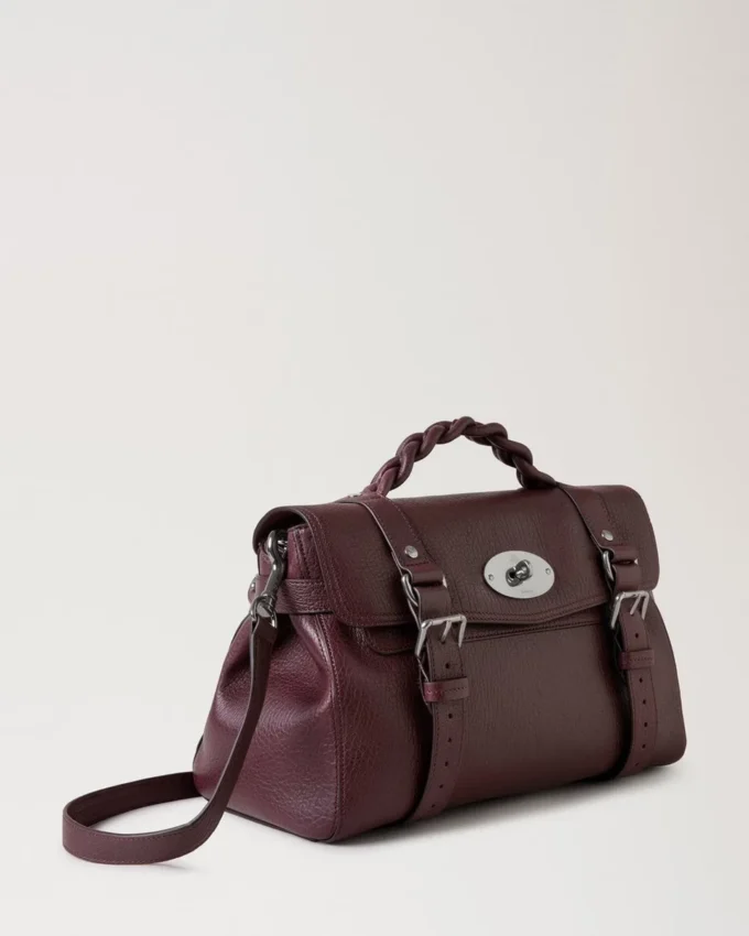 Alexa Black Cherry Natural Grain Damen
