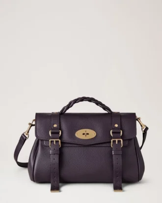 Alexa Deep Aubergine Heavy Grain Damen