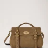 Alexa Salcombe Sandfarbenes Wildleder