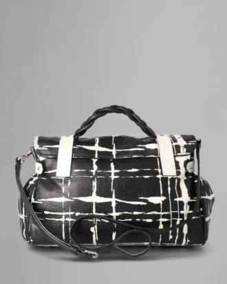 Alexa Secondhand-Taschen mit schwarz-weißem Karomuster