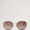 Alfie Sonnenbrille Schildpatt, Materialmix, Herren