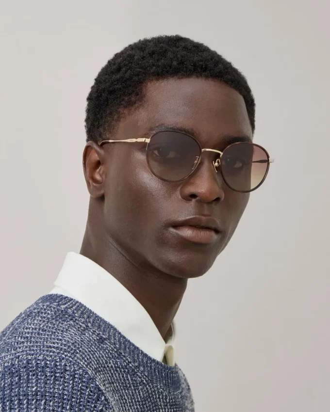 Alfie Sonnenbrille Schildpatt, Materialmix, Herren