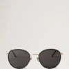 Alfie Sonnenbrille Schwarz Mischmaterial Herren