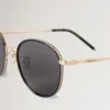 Alfie Sonnenbrille Schwarz Mischmaterial Herren