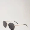 Alfie Sonnenbrille Schwarz Mischmaterial Herren