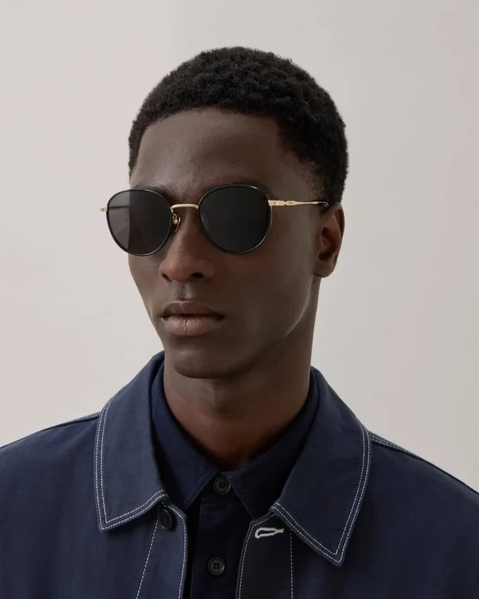 Alfie Sonnenbrille Schwarz Mischmaterial Herren
