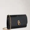 Amberley Clutch Schwarz Glänzend Small Croc Damen