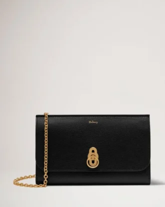 Amberley Clutch Schwarz Klein Classic Grain Damen