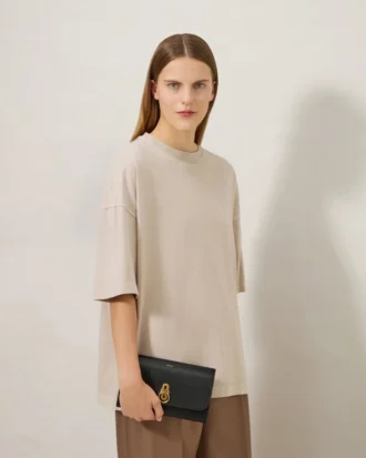 Amberley Clutch Schwarz Klein Classic Grain Damen