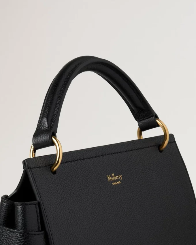 Amberley-Griff Schwarz Small Classic Grain Damen