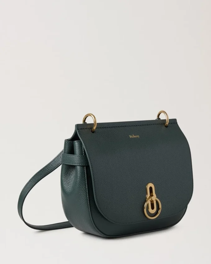 Amberley Satchel Mulberry Green Small Classic Grain Amberley Satchel Mulberry Green Small Classic Grain
