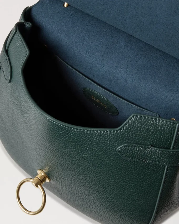 Amberley Satchel Mulberry Green Small Classic Grain Amberley Satchel Mulberry Green Small Classic Grain