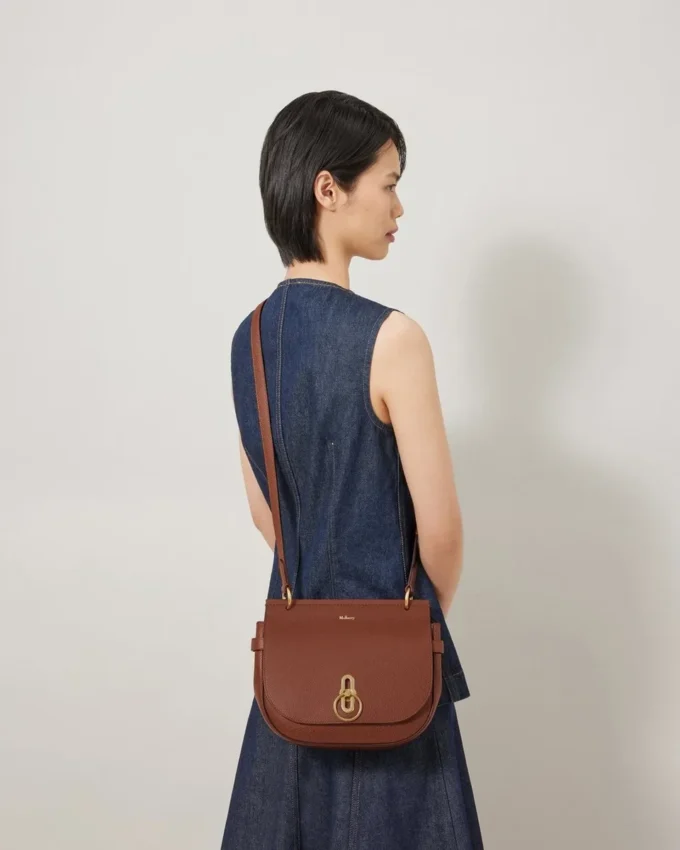 Amberley Satchel Oak Zweifarbig Klein Klassische Maserung Amberley Satchel Oak Zweifarbig Klein Klassische Maserung