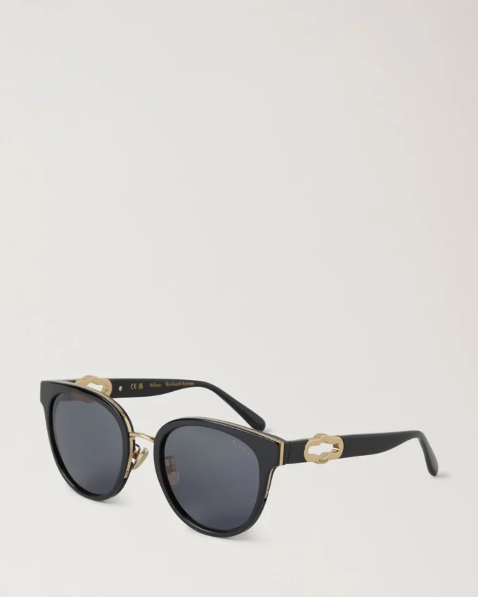 Amberley Sonnenbrille Schwarzes Bio-Acetat & Bio-Nylon