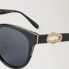 Amberley Sonnenbrille Schwarzes Bio-Acetat & Bio-Nylon