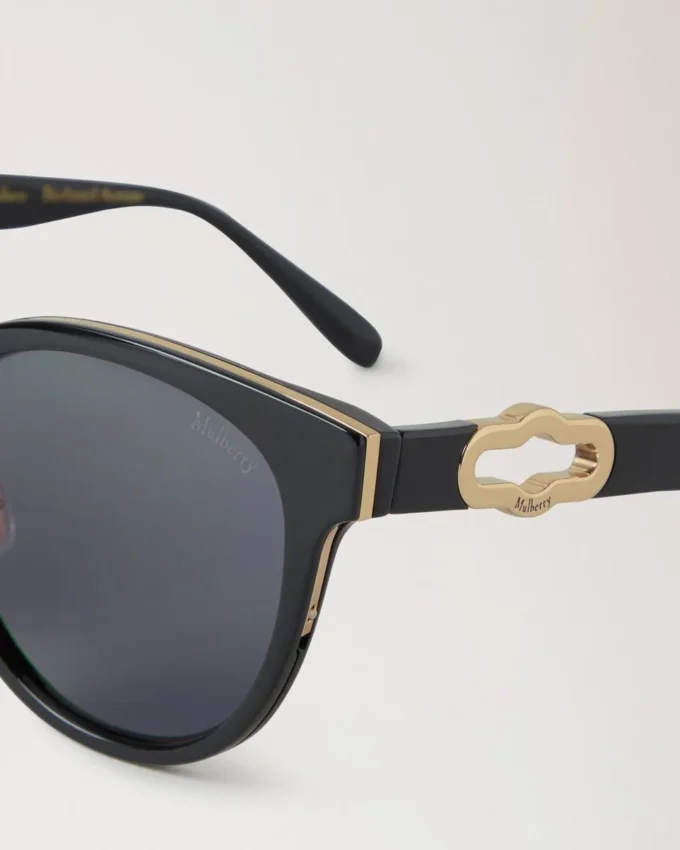 Amberley Sonnenbrille Schwarzes Bio-Acetat & Bio-Nylon