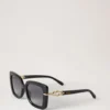 Amberley Square Sonnenbrille Schwarzes Bio-Acetat Damen Amberley Square Sonnenbrille Schwarzes Bio-Acetat Damen