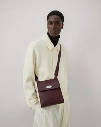Antony Black Cherry Small Classic Grain Damen