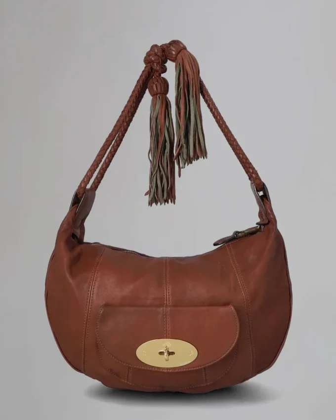 Araline Secondhand-Taschen aus kaffeegewaschenem Nappaleder