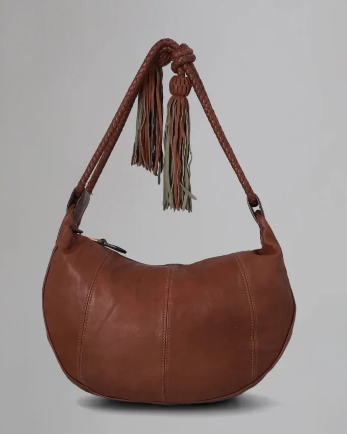 Araline Secondhand-Taschen aus kaffeegewaschenem Nappaleder