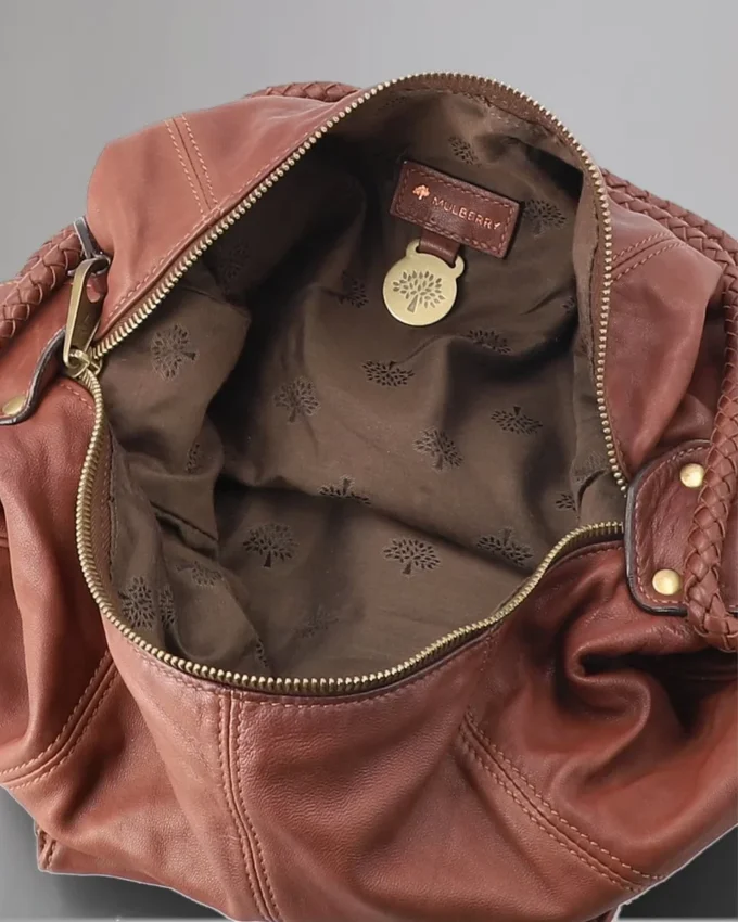 Araline Secondhand-Taschen aus kaffeegewaschenem Nappaleder