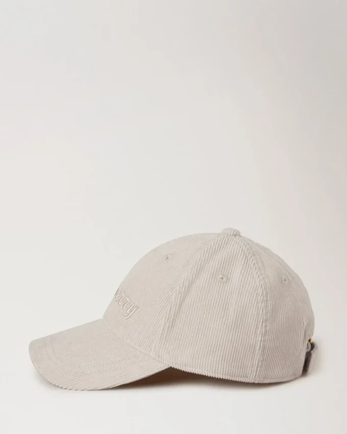 Baseballkappe aus Cord Chalk Cotton Herren Baseballkappe aus Cord Chalk Cotton Herren