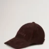Baseballkappe aus Cord, Ebony, Baumwolle, Herren Baseballkappe aus Cord, Ebony, Baumwolle, Herren