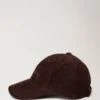 Baseballkappe aus Cord, Ebony, Baumwolle, Herren Baseballkappe aus Cord, Ebony, Baumwolle, Herren