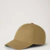 Baseballkappe mit Karofutter, kamelfarben, Baumwolle, Herren Baseballkappe mit Karofutter, kamelfarben, Baumwolle, Herren
