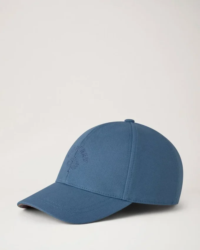 Baseballkappe mit Karomuster aus Denim-Baumwolle für Herren Baseballkappe mit Karomuster aus Denim-Baumwolle für Herren