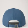 Baseballkappe mit Karomuster aus Denim-Baumwolle für Herren Baseballkappe mit Karomuster aus Denim-Baumwolle für Herren