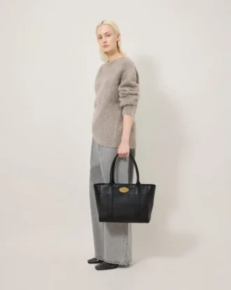 Bayswater 9 to 5 Schwarz Small Classic Grain Damen