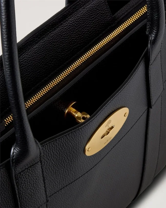 Bayswater 9 to 5 Schwarz Small Classic Grain Damen