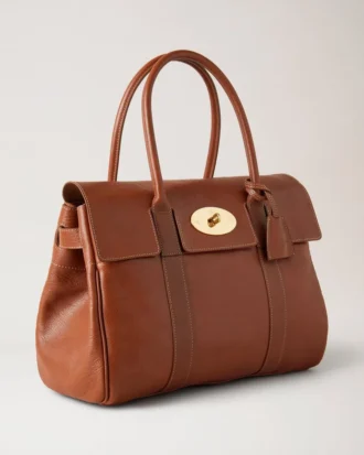 Bayswater aus Oak Nvt Classic Tan Leder-Tasche von Mulberry