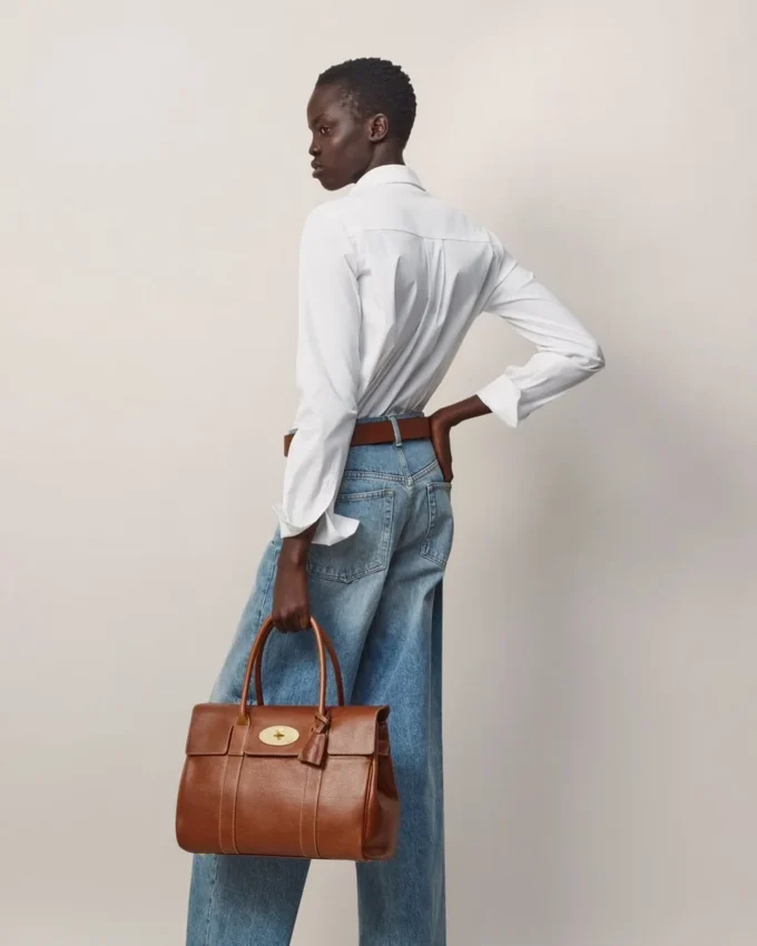 Bayswater aus Oak Nvt Classic Tan Leder-Tasche von Mulberry Bayswater aus Oak Nvt Classic Tan Leder-Tasche von Mulberry