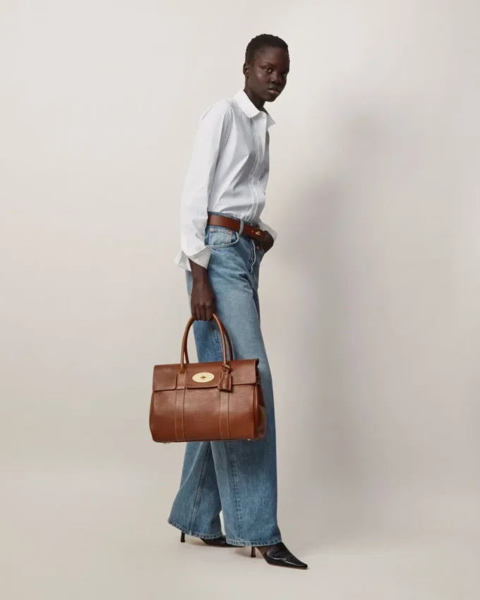 Bayswater aus Oak Nvt Classic Tan Leder-Tasche von Mulberry Bayswater aus Oak Nvt Classic Tan Leder-Tasche von Mulberry