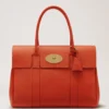Bayswater Coral Orange Small Classic Grain Familie