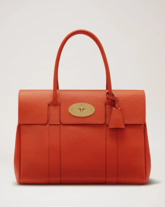 Bayswater Coral Orange Small Classic Grain Familie