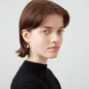 Bayswater Creolen aus vergoldetem Messing für Damen Bayswater Creolen aus vergoldetem Messing für Damen