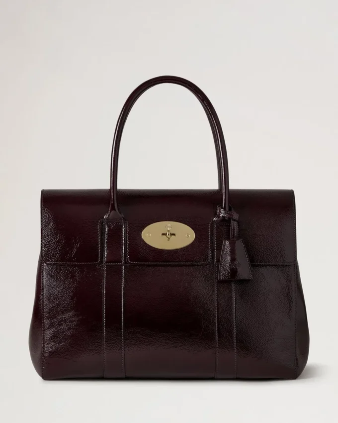 Bayswater Deep Aubergine Lackleder Damen Bayswater Deep Aubergine Lackleder Damen