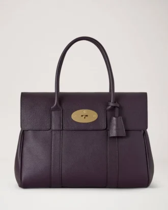 Bayswater Deep Aubergine Small Classic Grain Damen