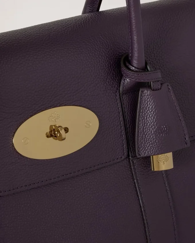 Bayswater Deep Aubergine Small Classic Grain Damen Bayswater Deep Aubergine Small Classic Grain Damen