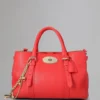 Bayswater Double Zip Tote Secondhand Hibiscus Small Classic Grain