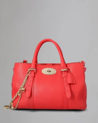 Bayswater Double Zip Tote Secondhand Hibiscus Small Classic Grain