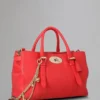 Bayswater Double Zip Tote Secondhand Hibiscus Small Classic Grain